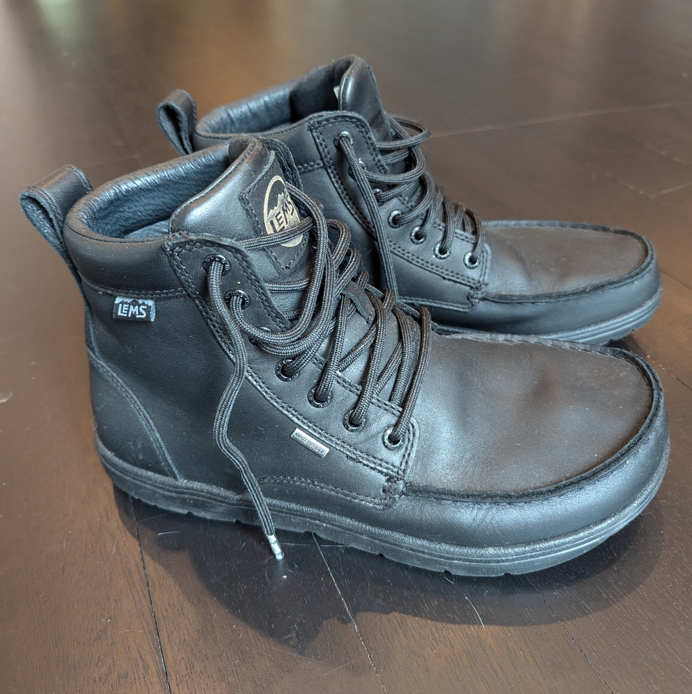 Lems waterproof boulder boots
